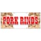 Signmission PORK RINDS BANNER SIGN pork skin skins rind signs B-96 Pork Rinds - alternate 1